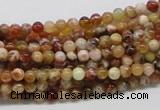 COP300 15.5 inches 4mm round brandy opal gemstone beads wholesale