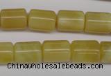 COP340 15.5 inches 10*14mm tube yellow opal gemstone beads