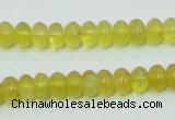 COP351 15.5 inches 5*8mm rondelle yellow opal gemstone beads wholesale