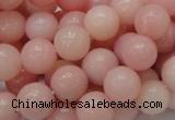 COP405 15.5 inches 12mm round Chinese pink opal gemstone beads