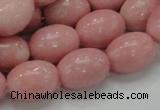 COP410 15.5 inches 13*18mm rice Chinese pink opal gemstone beads