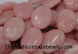 COP420 15.5 inches 18*25mm oval Chinese pink opal gemstone beads