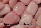COP427 15.5 inches 13*18mm rectangle Chinese pink opal gemstone beads