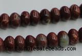 COP519 15.5 inches 6*10mm rondelle red opal gemstone beads wholesale