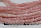 COP57 15.5 inches 2.5*3.5mm column natural pink opal gemstone beads