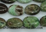 COP678 15.5 inches 13*18mm oval green opal gemstone beads