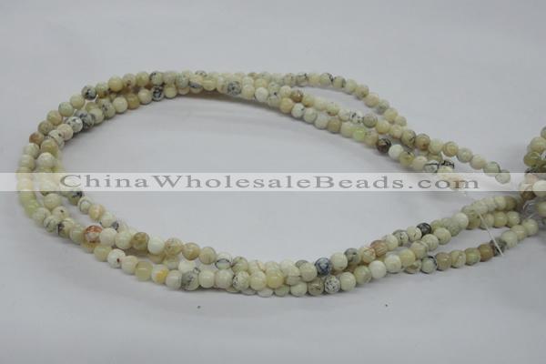 COP801 15.5 inches 6mm round natural African opal beads