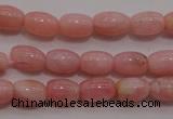 COP85 15.5 inches 4*6mm drum natural pink opal gemstone beads