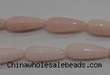 COP87 15.5 inches 8*20mm teardrop natural pink opal gemstone beads