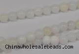 COP901 15.5 inches 8mm round natural white opal gemstone beads