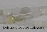 COP906 15.5 inches 8*10mm oval natural white opal gemstone beads