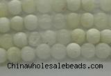 COP920 15.5 inches 4mm round white opal gemstone beads