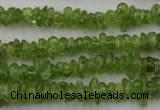 COQ61 15.5 inches 3*7mm natural olive quartz chips beads wholesale