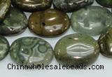 COS06 15.5 inches 15*20mm oval ocean stone beads wholesale