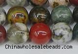 COS224 15.5 inches 12mm round ocean stone beads wholesale