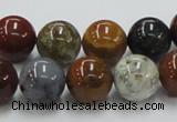 COS41 15.5 inches 12mm round ocean stone beads wholesale