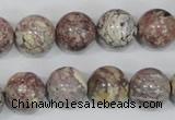 COT04 15.5 inches 14mm round osmanthus stone beads wholesale