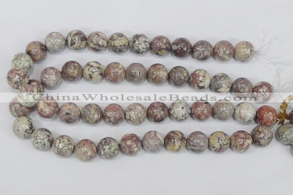 COT04 15.5 inches 14mm round osmanthus stone beads wholesale