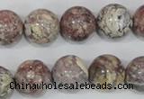 COT05 15.5 inches 16mm round osmanthus stone beads wholesale