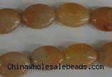 COV101 15.5 inches 12*16mm oval pink aventurine beads wholesale