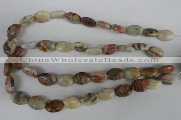 COV130 15.5 inches 13*18mm oval agate gemstone beads wholesale