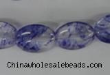 COV143 15.5 inches 13*18mm oval watermelon blue beads wholesale