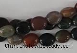 COV25 15.5 inches 8*10mm oval Indian agate beads wholesale