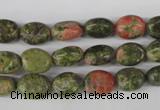COV38 15.5 inches 8*10mm oval unakite gemstone beads wholesale