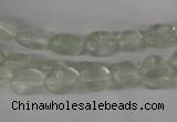 COV42 15.5 inches 8*10mm oval watermelon green beads wholesale