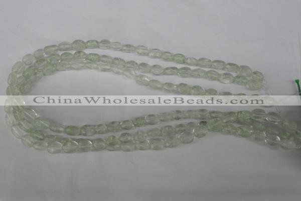 COV42 15.5 inches 8*10mm oval watermelon green beads wholesale