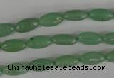 COV59 15.5 inches 6*12mm oval green aventurine beads wholesale