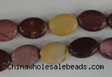 COV78 15.5 inches 10*14mm oval mookaite gemstone beads wholesale