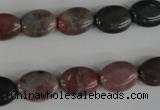 COV79 15.5 inches 10*14mm oval Indian agate beads wholesale