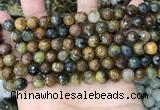 CPB1065 15.5 inches 4mm faceted round natural pietersite beads