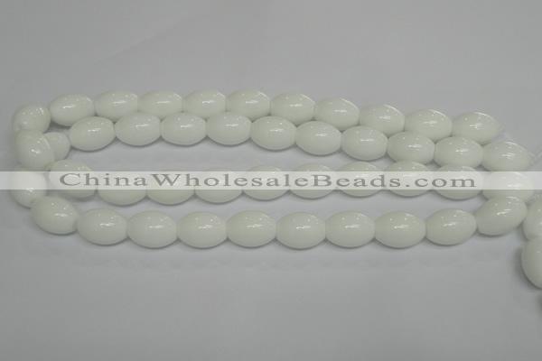 CPB20 15.5 inches 15*20mm rice white porcelain beads wholesale