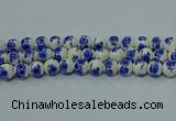 CPB543 15.5 inches 10mm round Painted porcelain beads