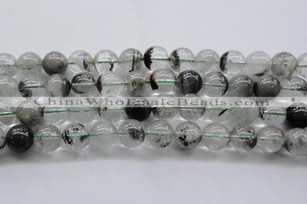 CPC05 15.5 inches 12mm round green phantom quartz beads wholesale