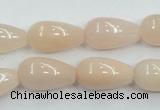 CPI03 15.5 inches 10*20mm teardrop pink aventurine jade beads