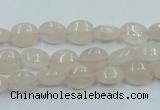 CPI07 15.5 inches 8*10mm oval pink aventurine jade beads wholesale