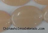 CPI153 15.5 inches 25*35mm oval pink aventurine jade beads