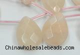 CPI16 15.5 inches 18*25mm briolette pink aventurine jade beads