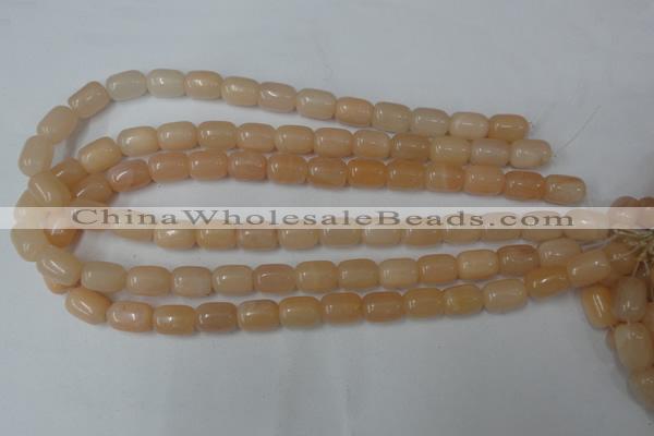 CPI160 15.5 inches 10*14mm drum pink aventurine jade beads