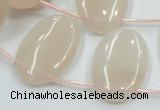 CPI17 15.5 inches 20*30mm top-drilled oval pink aventurine jade beads