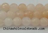 CPI210 15.5 inches 4mm faceted round pink aventurine jade beads