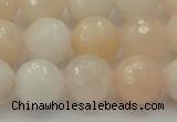 CPI213 15.5 inches 10mm faceted round pink aventurine jade beads