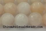 CPI214 15.5 inches 12mm faceted round pink aventurine jade beads