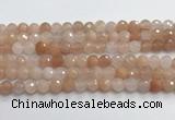 CPI216 15.5 inches 6mm faceted round pink aventurine jade beads wholesale