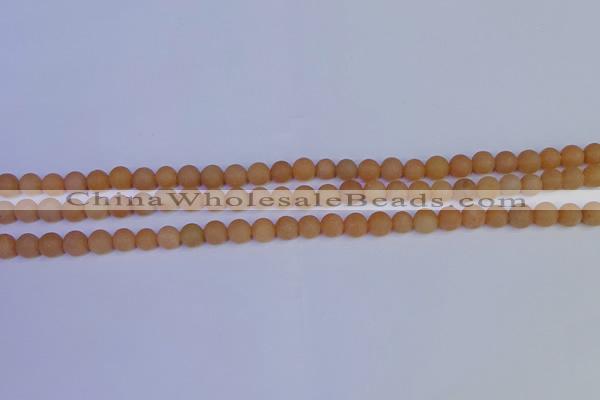 CPI301 15.5 inches 6mm round matte red aventurine beads wholesale