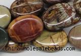 CPJ04 15.5 inches 18*25mm oval picasso jasper beads wholesale