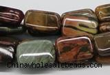 CPJ10 15.5 inches 13*18mm rectangle picasso jasper beads wholesale